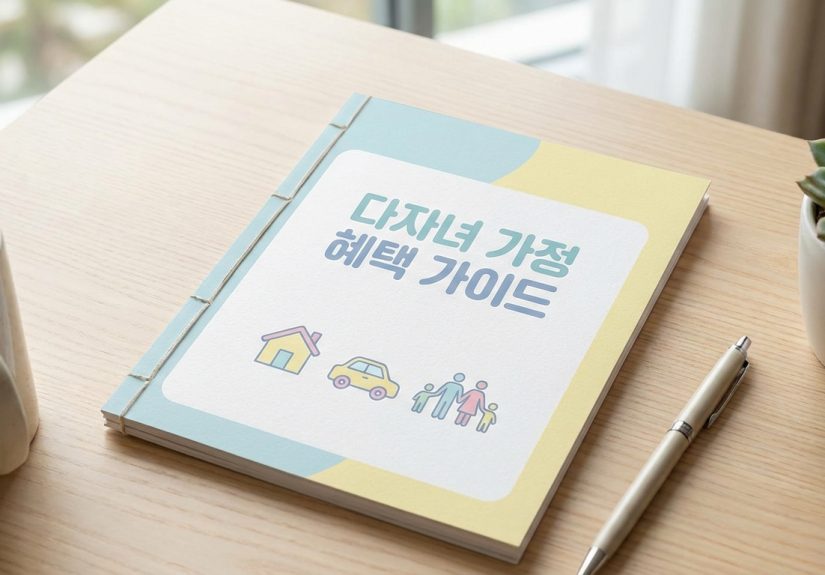 다자녀 가정 지원혜택 총정리 (2자녀부터 가능한 혜택·지원금)