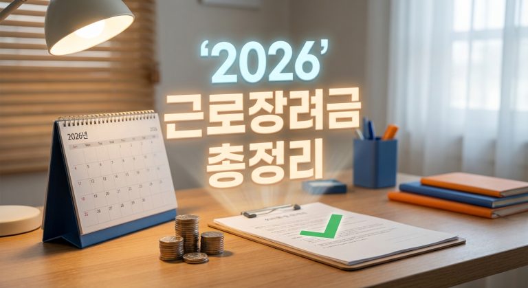 [2026 최신 정리] 근로장려금 신청방법, 자격요건 및 지급일 총정리