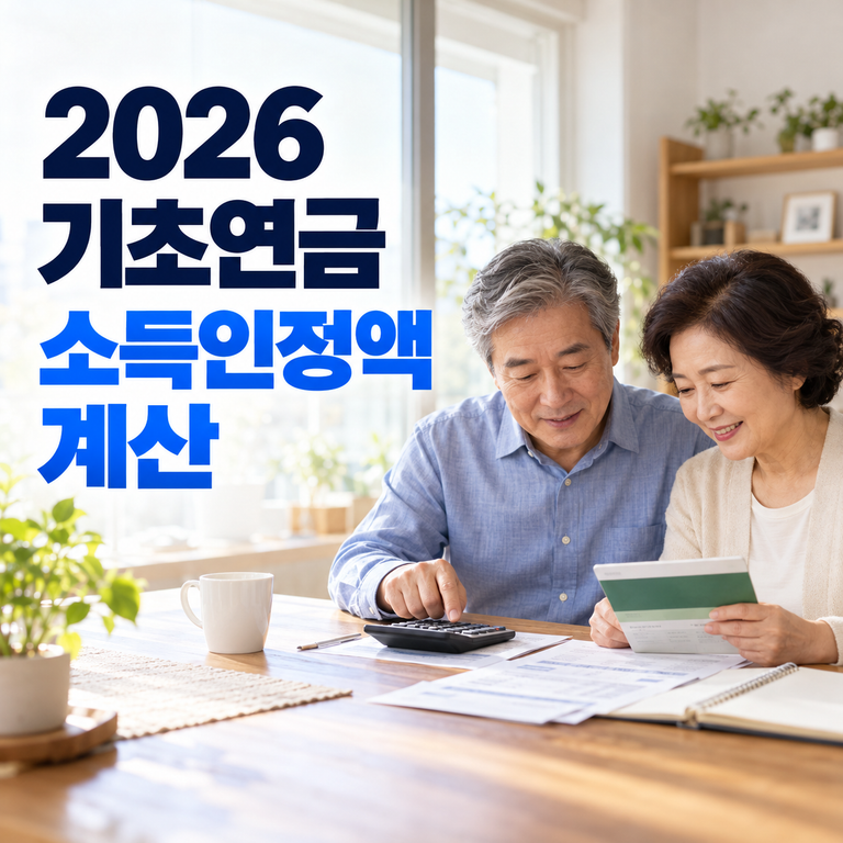 2026 기초연금 소득인정액 계산 방법