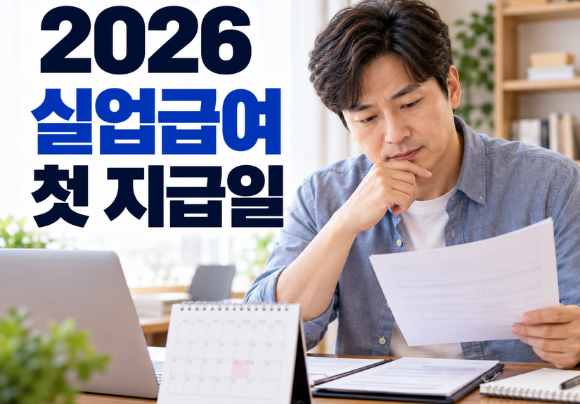 2026 실업급여 신청 후 첫 지급일